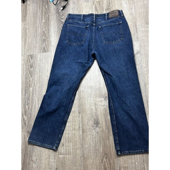 Wrangler Jeans Women's Size 36x30 Regular Fit Cotton Denim Dark Wash Blue - Picture 6 of 6